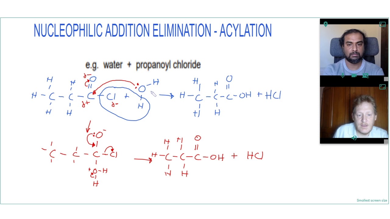 HOW TO DRAW A NUCLEOPHILIC ADDITION ELIMINATION MECHANISM | A Level Chemistry Tutor