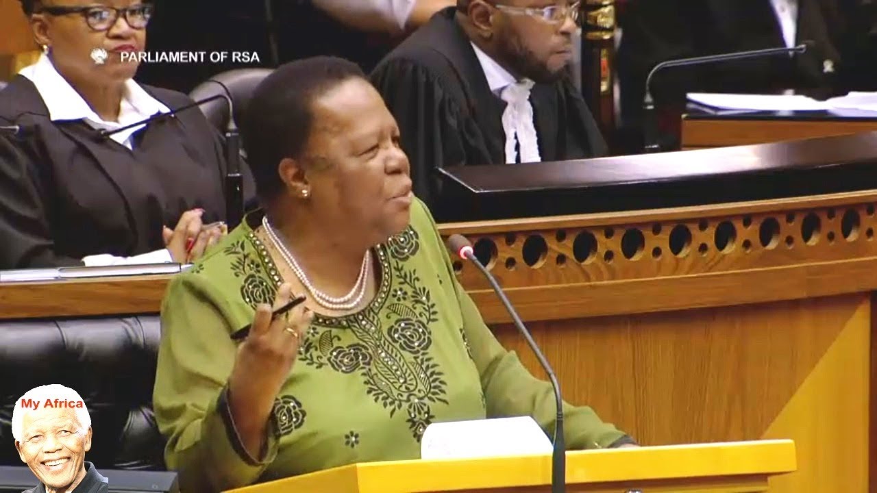 Vice President Hopeful  Naledi Pandor Concludes SONA 2018 Debate