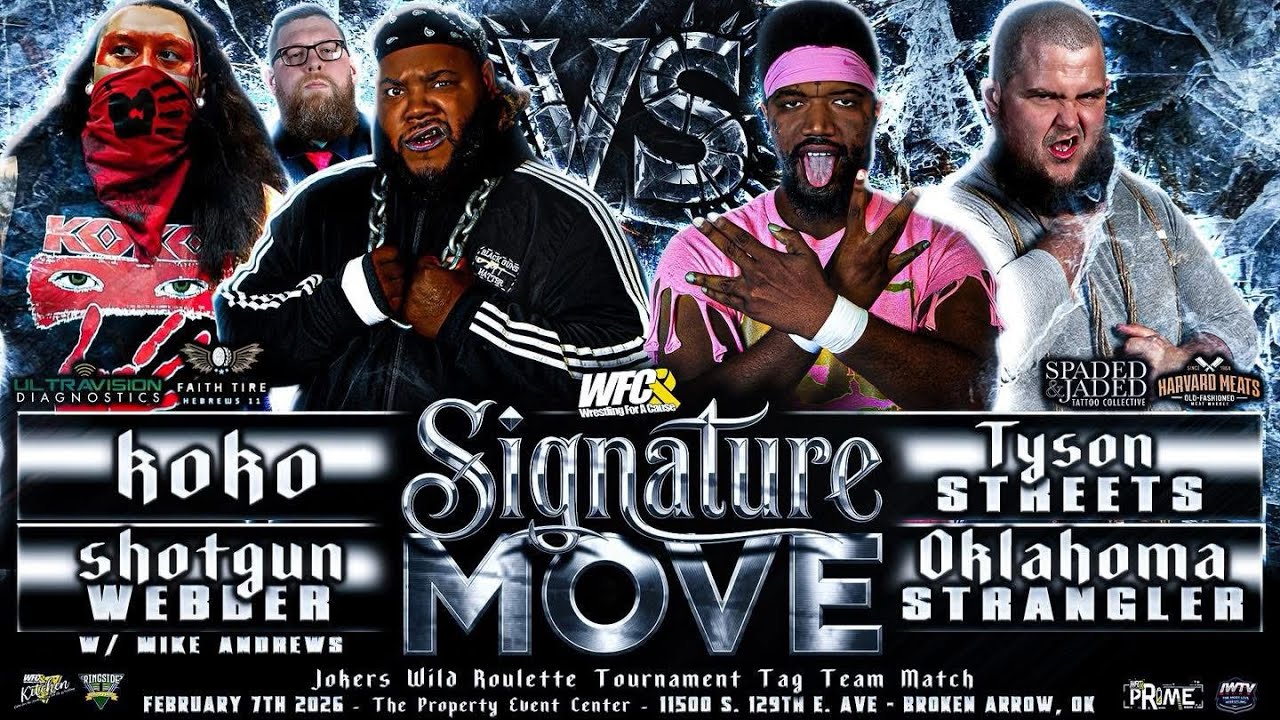 Shotgun Webber & Koko vs Oklahoma Strangler & Tyson Streets WFC (02/07/2026)