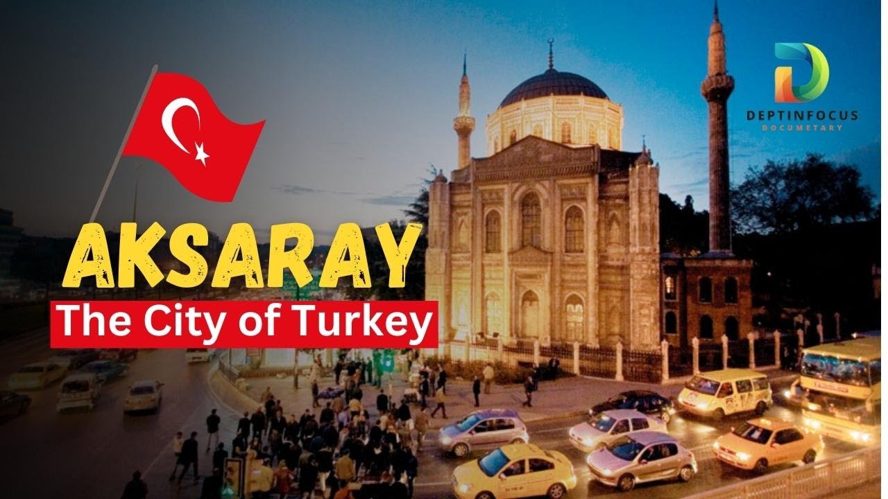 Aksaray, a city in Turkey depth in focus