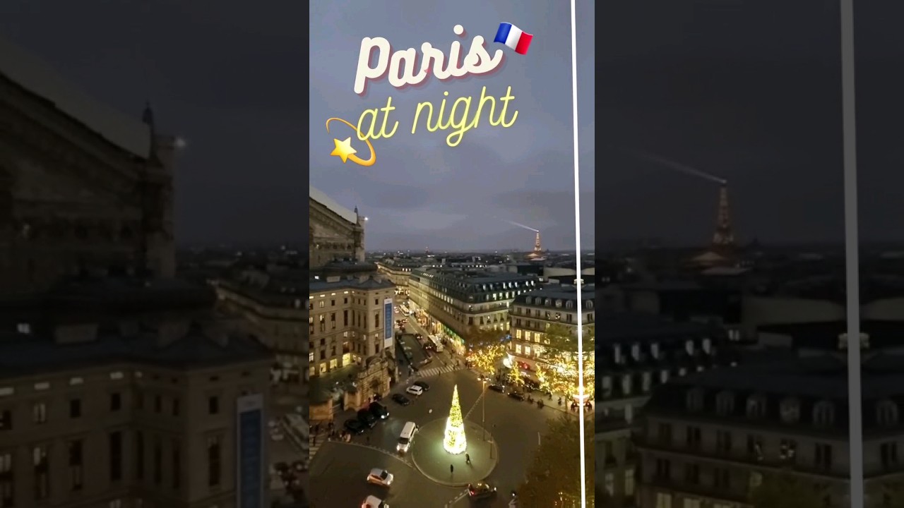 Dreamy Paris at night 