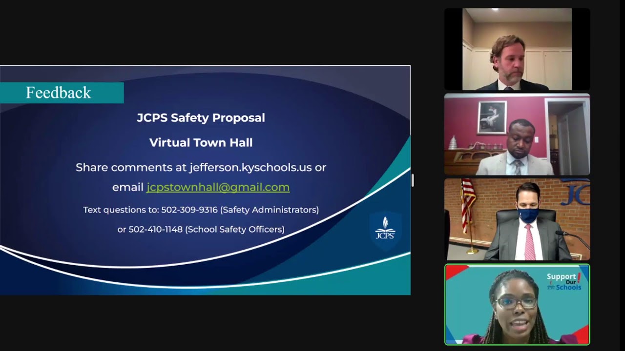 JCPS Town Hall -- School Safety, Jan. 12, 2022