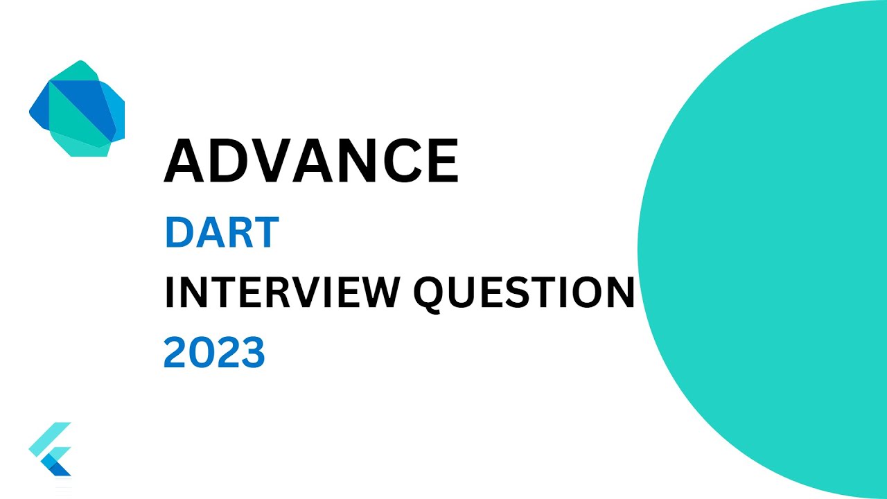 Advance Dart Interview Question & Answer 2023                      #shorts #flutter #dart #interview