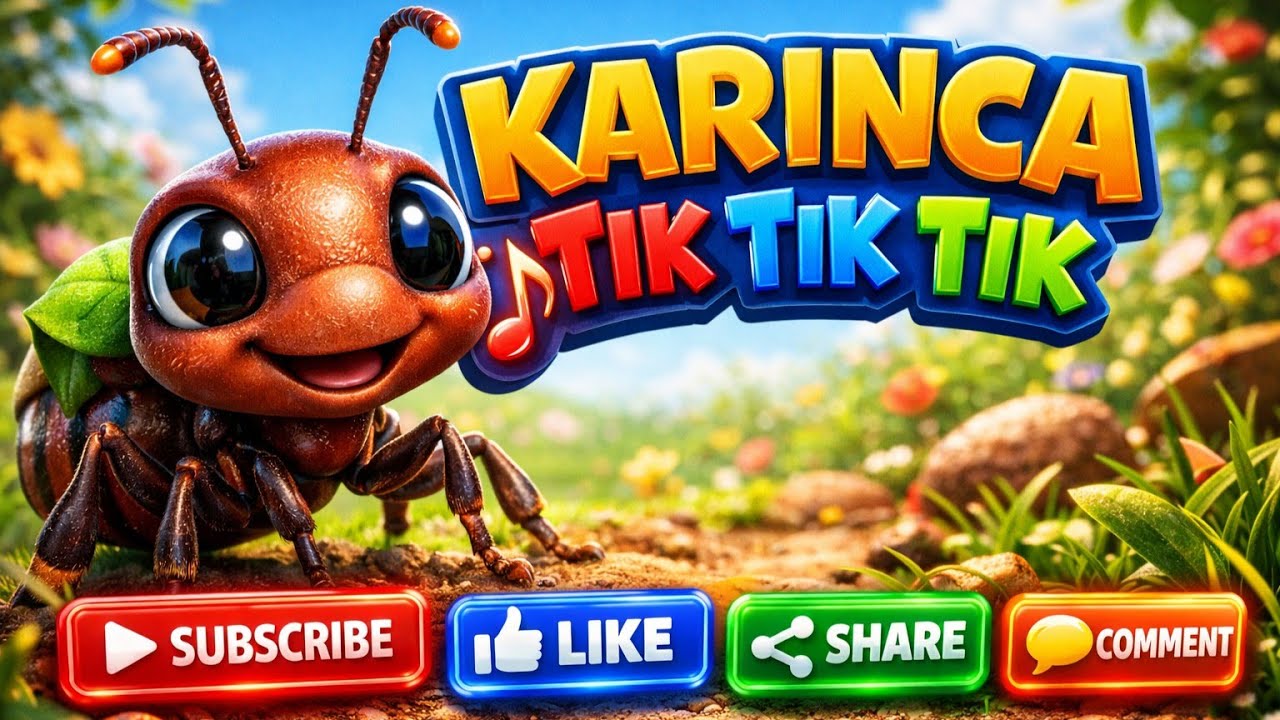 Karınca Tık Tık Tık | Çocuklar İçin Şarkı ve Eğlence 🎵