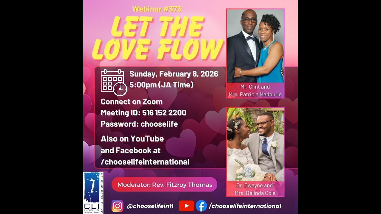 Choose Life International Weekly Webinar