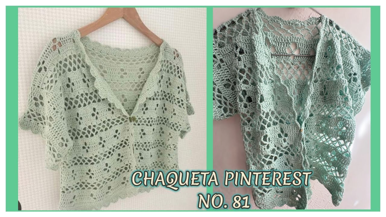 Chaqueta punto fantasía 🩵PINTEREST NO.81