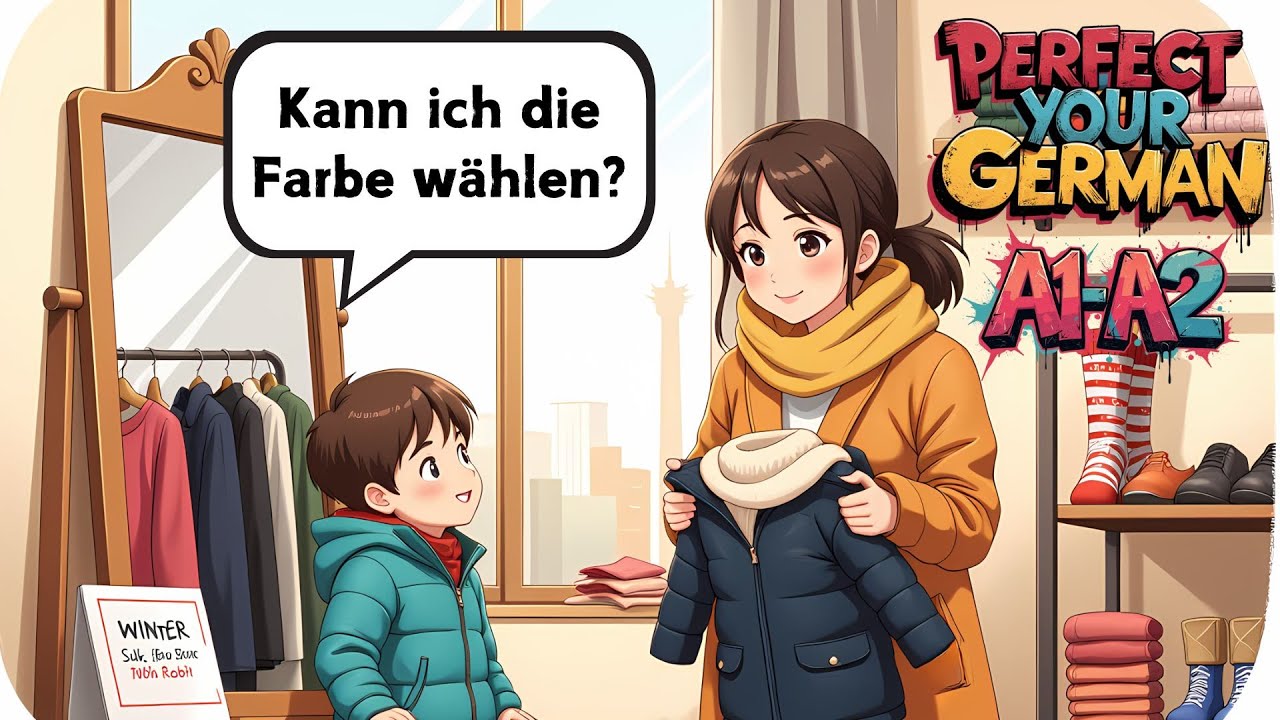 🧠 Speak German Daily | Mother and Son Conversation Practice 🗨️