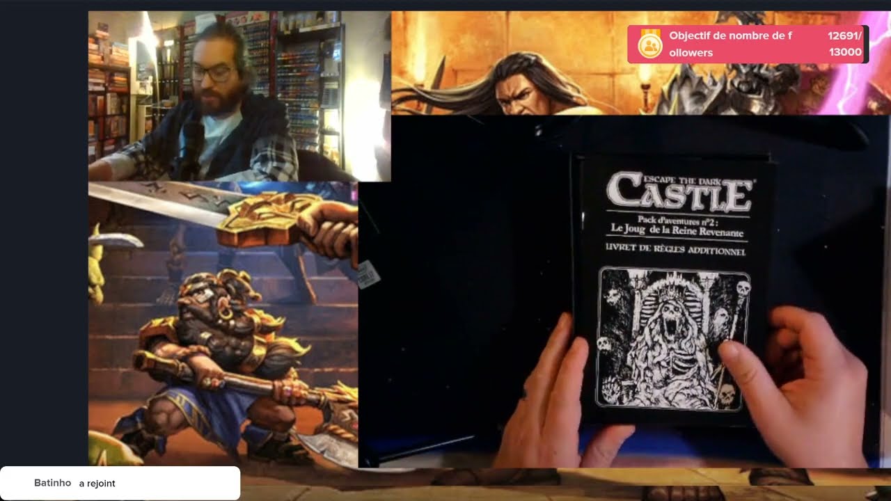 On m'a offert un jeu ! Unboxing de Escape from Dark Castle