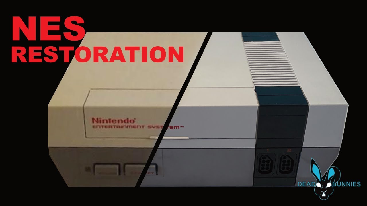 Nintendo NES Console Restoration - Yellowed Plastic Retrobrite #nintendo #retro #retrogaming