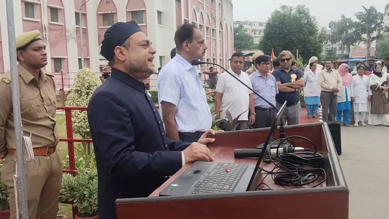Flag Hoisting at JNMC Hospital