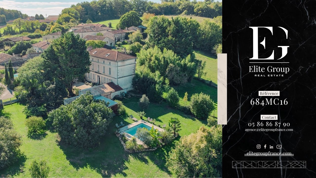 ELITE GROUP Real Estate : À VENDRE SUPERBE PROPRIÉTÉ CHARENTAISE