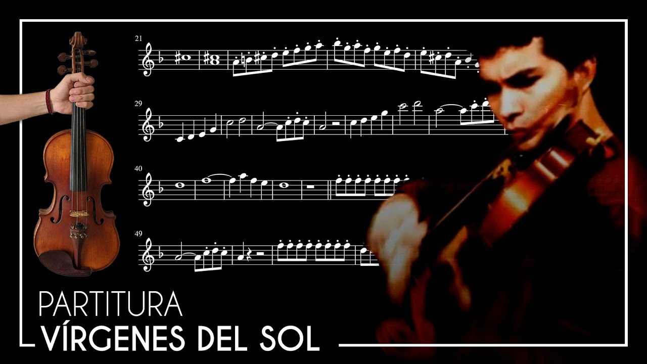 Partitura | Vírgenes del Sol | violín