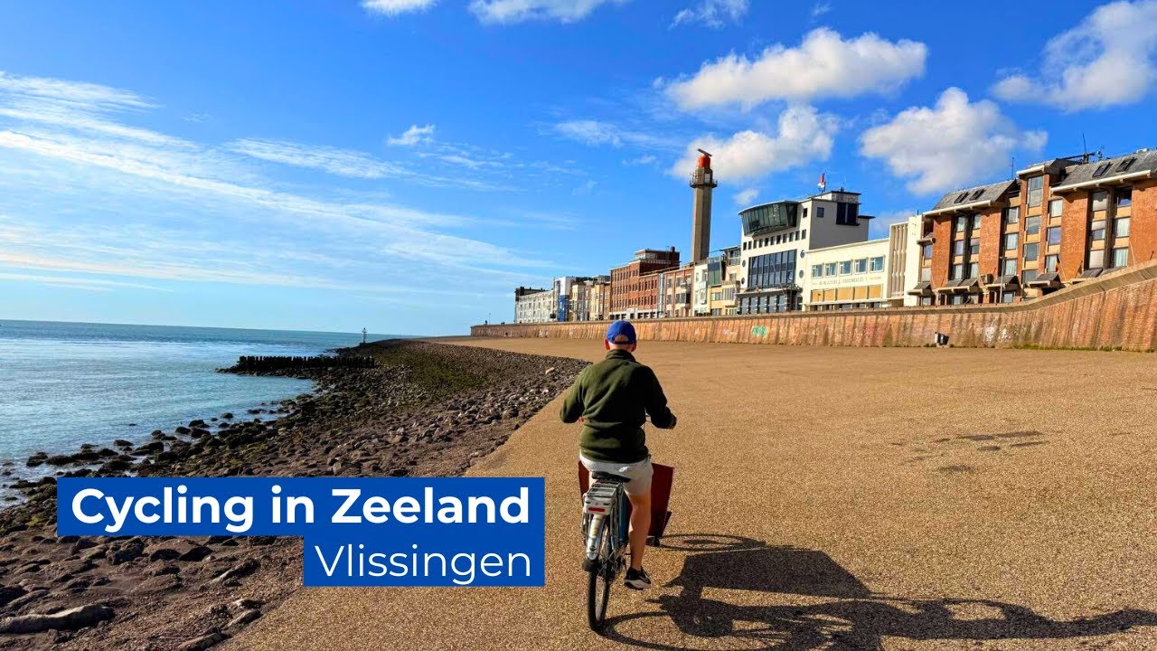 Seaside Bike Ride in Vlissingen | Zeeland, Netherlands | LoFiets Beats