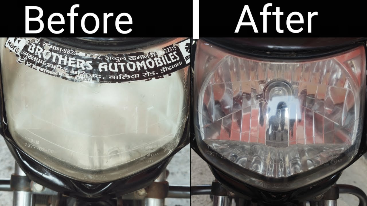 Headlight Restoration (cleaning) All Bike And Cars
