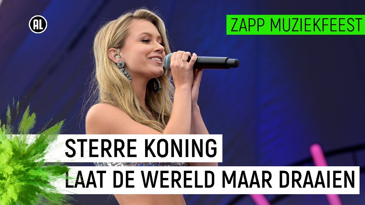 STERRE KONING - LAAT DE WERELD MAAR DRAAIEN | Zapp Muziekfeest op het plein | NPO Zapp