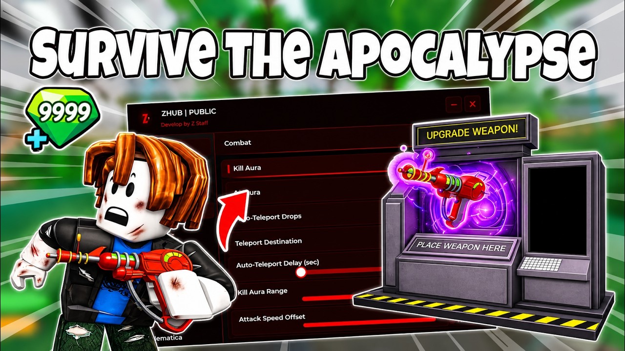 NEW 🧟 Survive the Apocalypse Script 2026 🔥 | Auto Farm, Kill Aura, Auto Repair, Auto Drag & More!