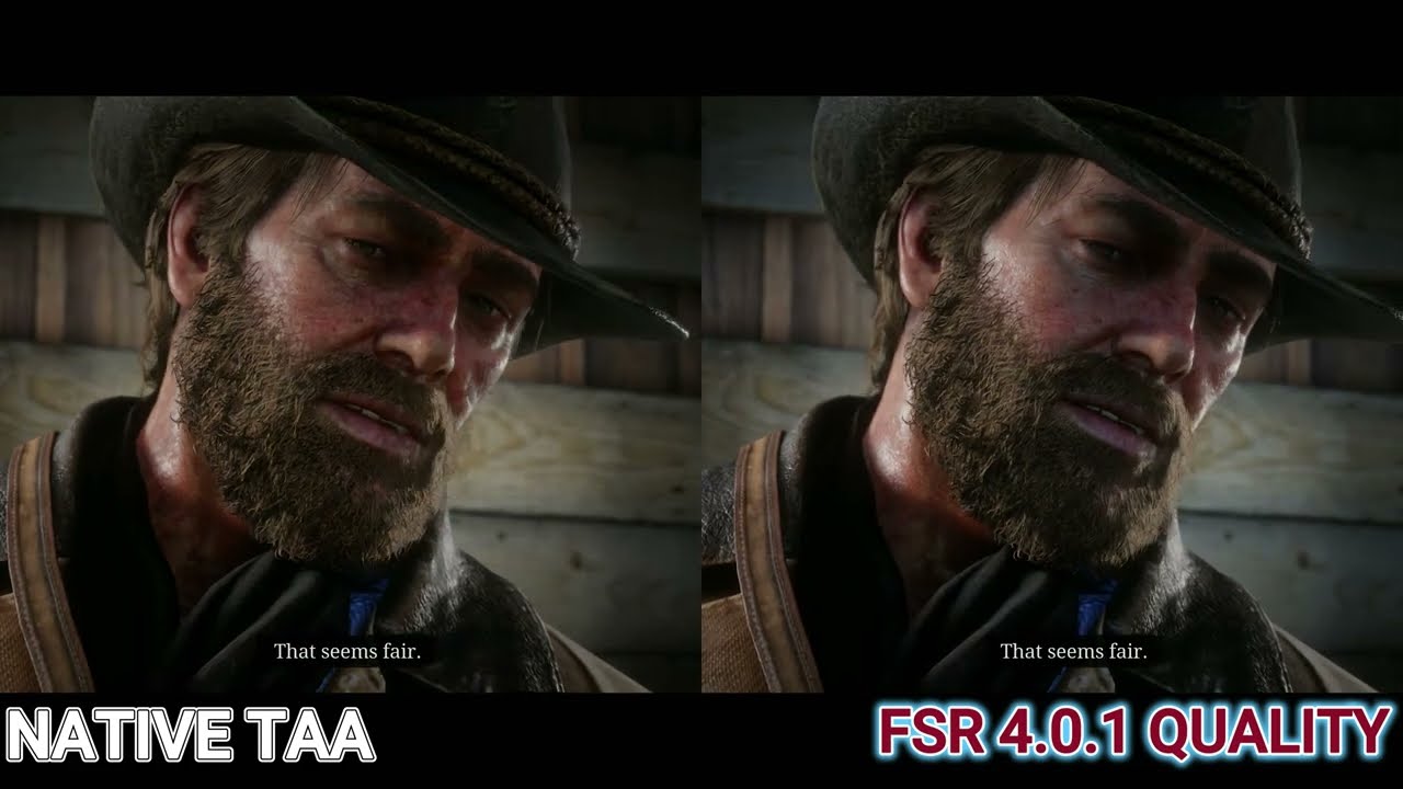 RED Dead Redemption 2 | FSR 4 vs NATIVE TAA | 4K | FREE PERFORMANCE? |