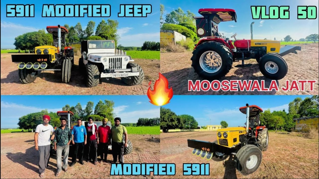 Modified Tractor/ HMT 5911/ Rs-4,59 Lakh ki modifications 😱/ 4 Subwoofers 🔊🔥/Radial Tyre/ #vlogs
