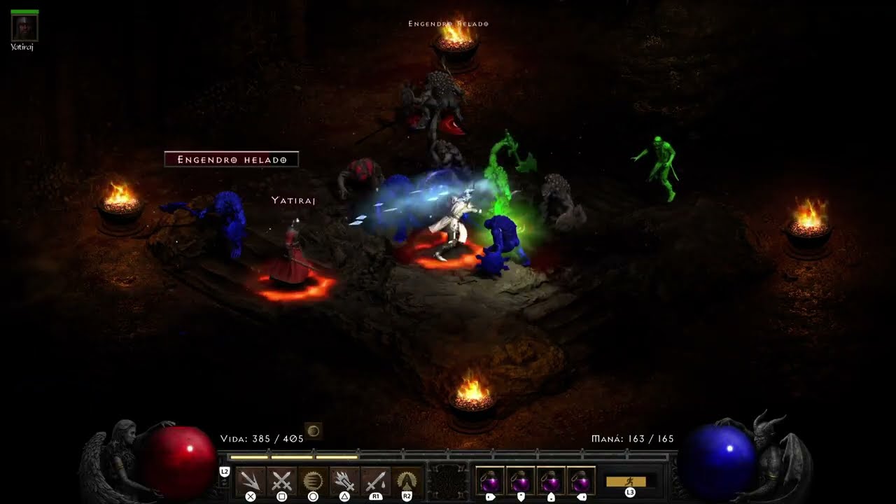 Diablo II Resurrected - Paladín vs. Nihlathak.