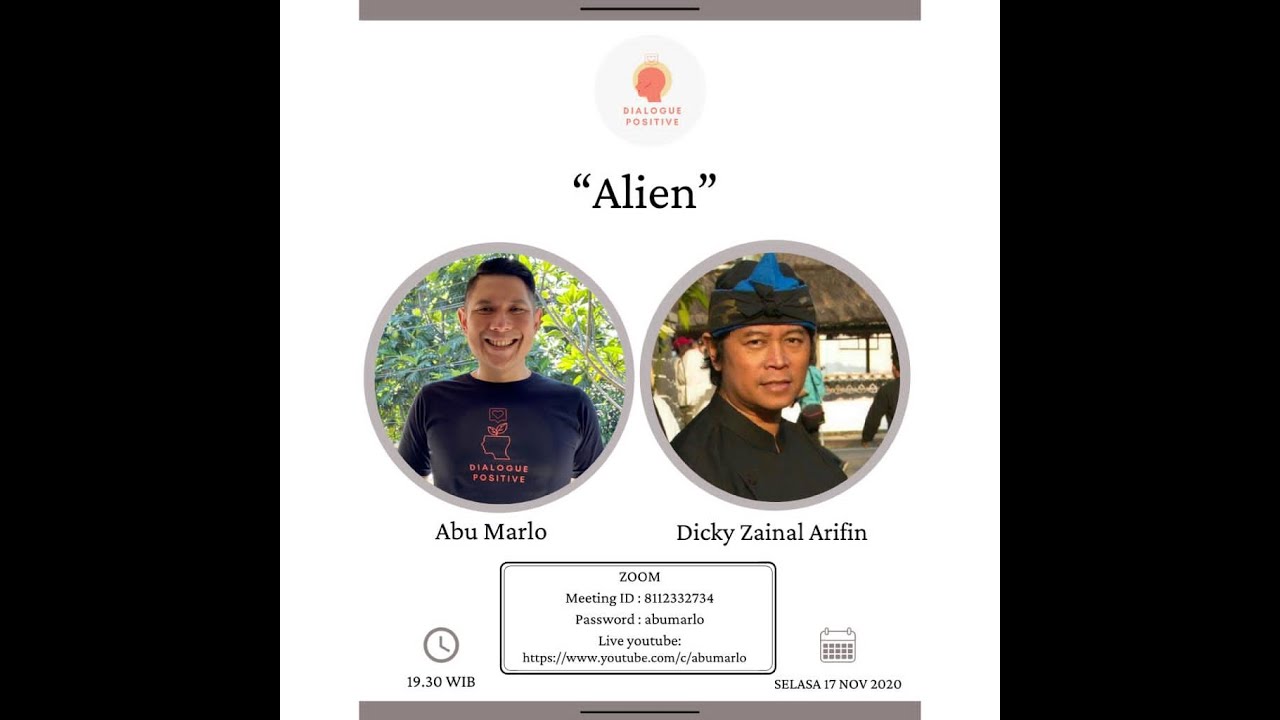 Dialogue Positive with Dicky Zainal Arifin : 