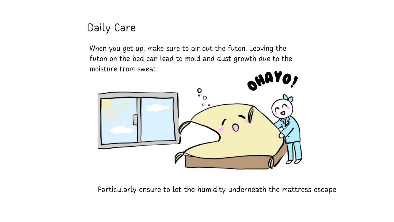 How to care for our futons