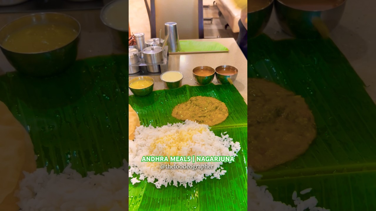 Andhra Meals | Nagarjuna, #indiranagar #bengaluru | The Foodeographer