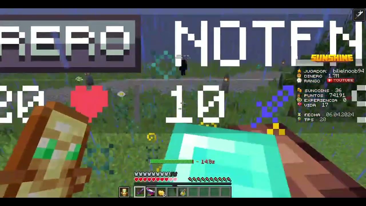 echando pvp en shunsine y peleamos contra el owner 😳