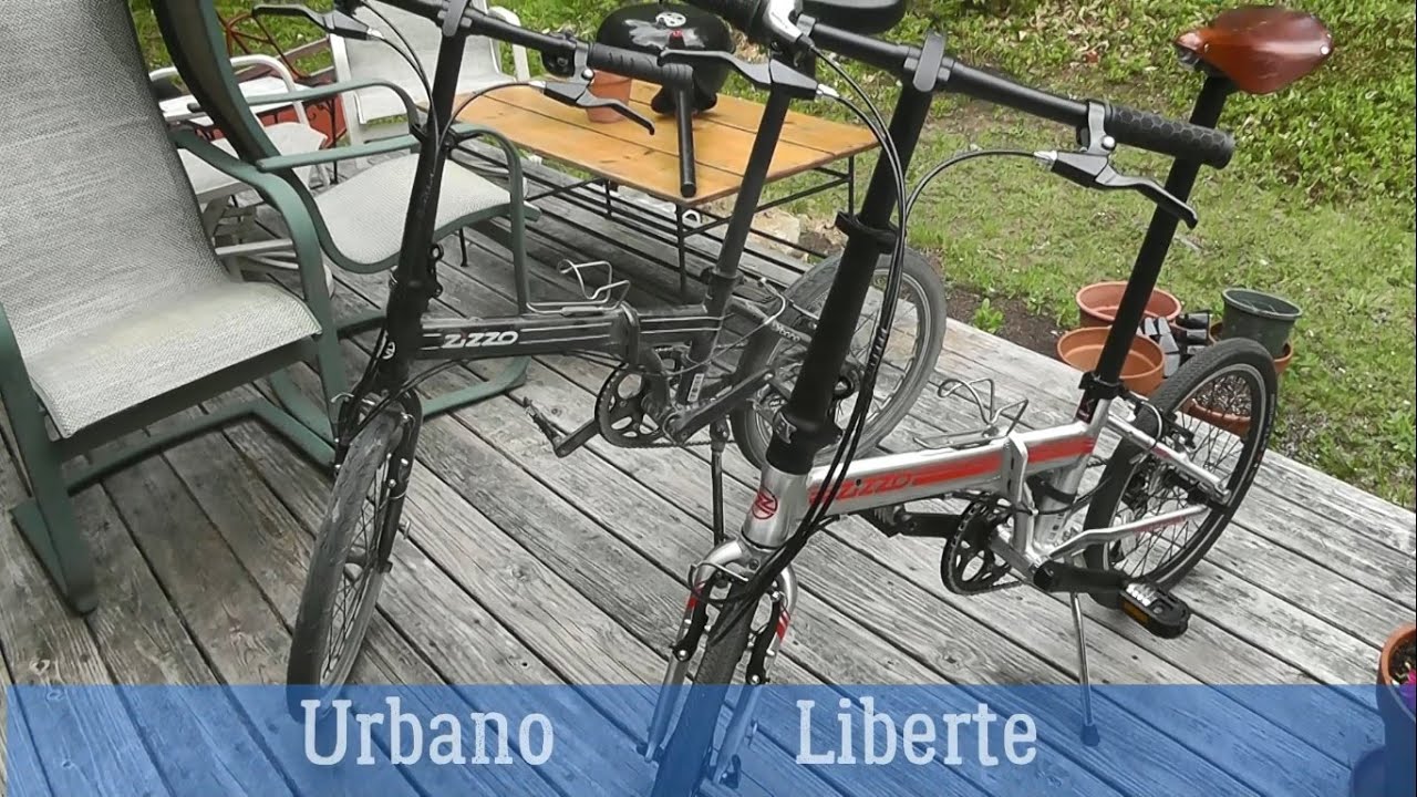 Zizzo Folding Bicycle Review & comparison of the Urbano & Liberte models folding bikes (20