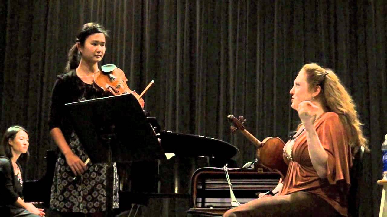 Rachel Barton Pine Master Class - Part 1