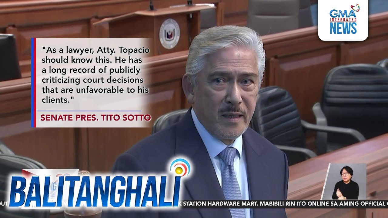 SP Sotto sa inihaing petisyon laban sa kaniya sa Korte Suprema... | Balitanghali