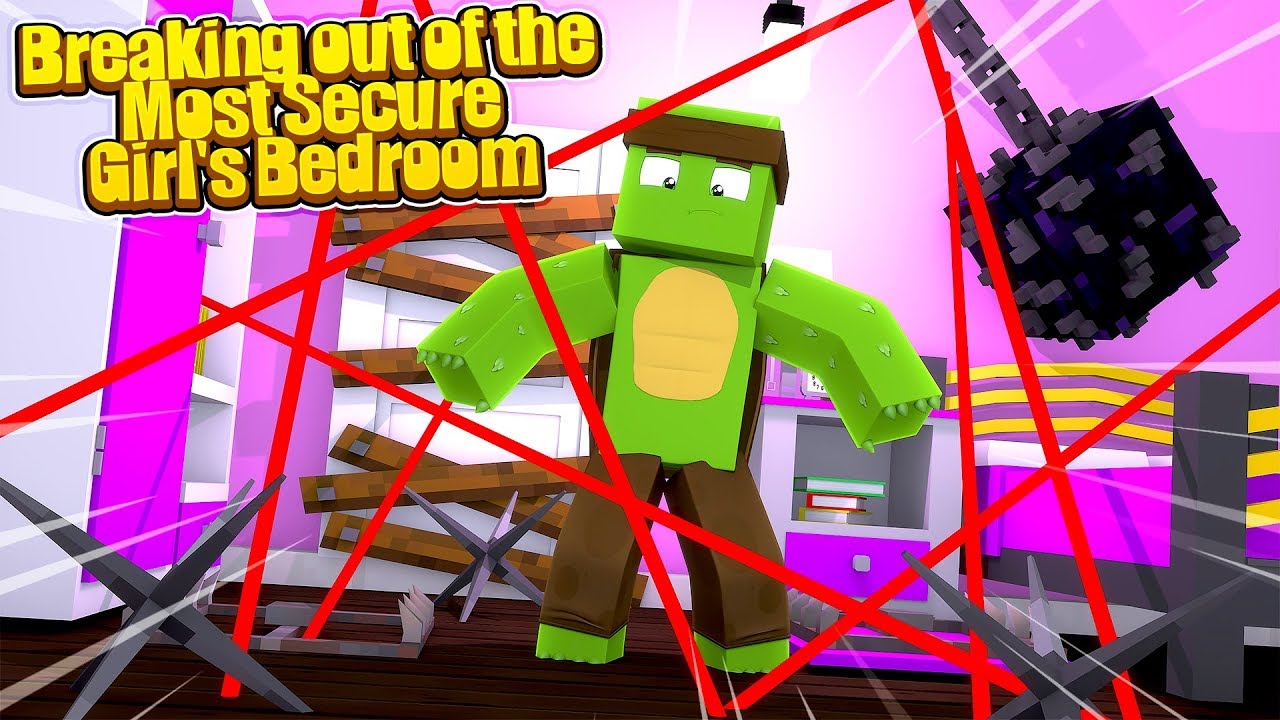 Minecraft - CRAZIEST GIRLS BEDROOMS ESCAPE CHALLENGE! w/LittleKelly & Sharky