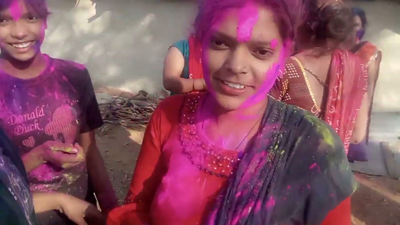 #Savita Gautam family blog#Holi khelne aaye Apne Didi ke ghar