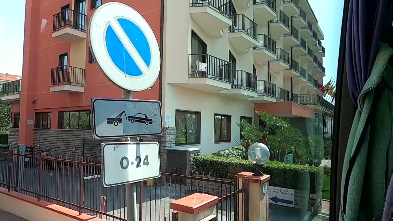 Unser Ziel ist das Vier-Sterne-Grand Hotel Diana Majestic in Diano Marina
