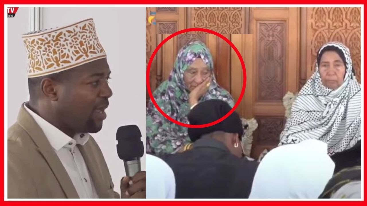 MASKINI! KHADIJA MKE MDOGO wa MZEE MWINYI ASHIKA SHAVU KWA UCHUNGU AKIMUWAZA MUMEWE HAYATI MWINYI...