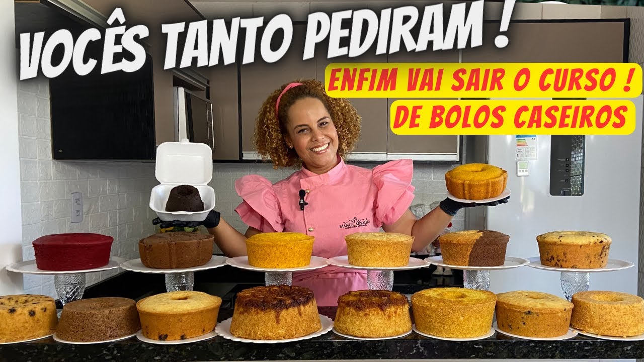 ESSE CURSO vai te fazer FATURAR MUITO / 15 Sabores de BOLOS CASEIROS !