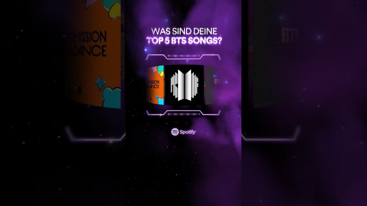 Top 5 BTS Songs Spotify