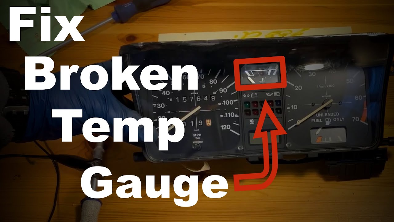 Water Temperature Gauge Repair VW Mk1 Cabriolet