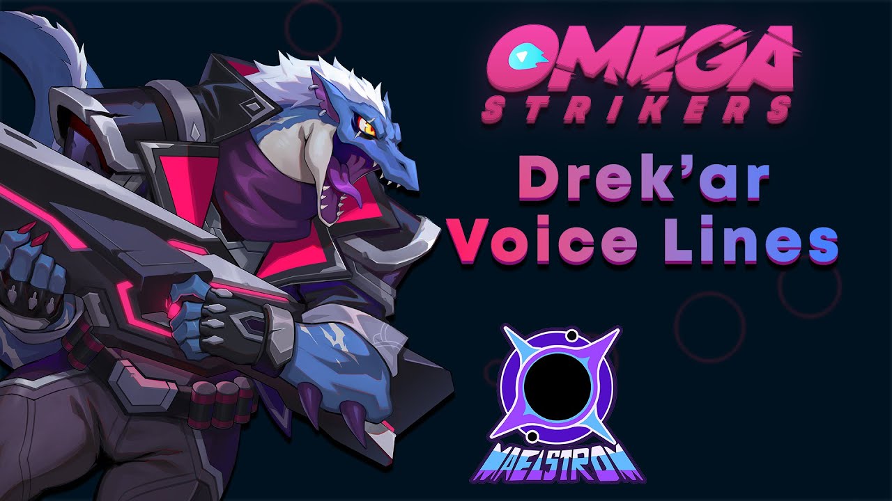 ALL Voice Lines from Drek'ar! (Omega Strikers)