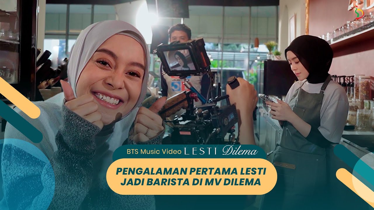 Pengalaman Pertama Lesti Jadi Barista di MV Dilema | #DangdutKepo