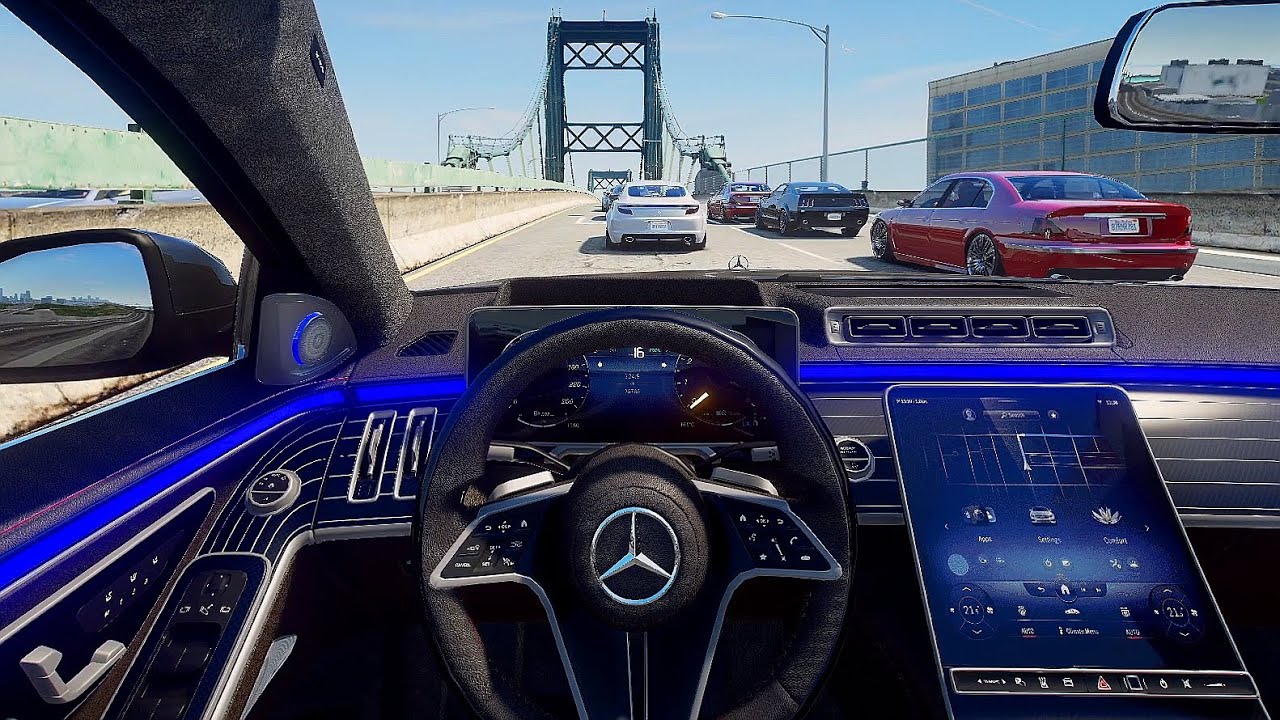 Mercedes Benz S Class 2021 - GTA 5 | NVE | POV Drive