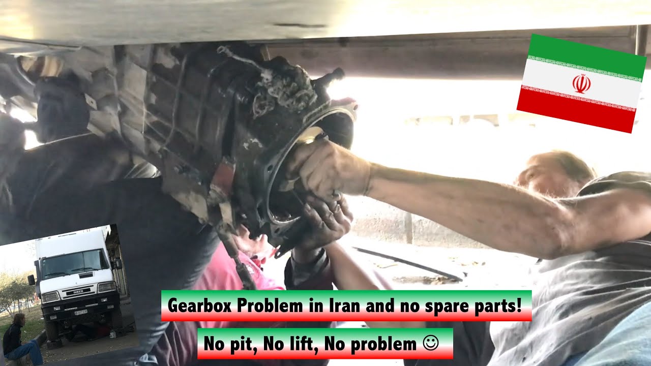 Getriebeschaden im Iran Iveco Turbodaily 4x4 / Transfer Case damage in Iran