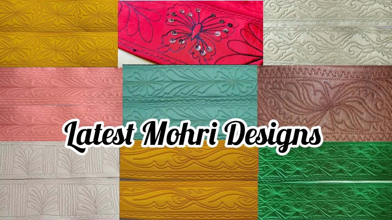 Salwar Mohri Design/Salwar Mohri Poncha Designs/Mohri Designs 2025/Latest Mohri Designs/Poncha