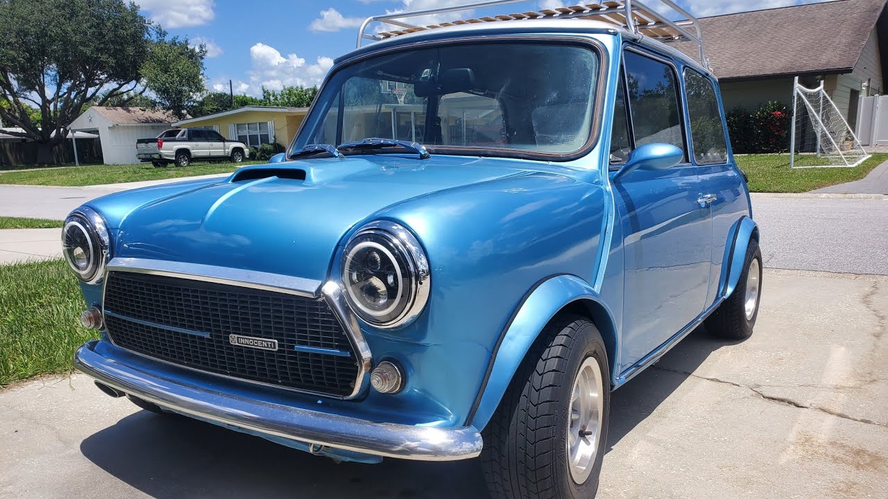 Check out my Dad's 🤡 Car...1975 Innocenti Mini Cooper S