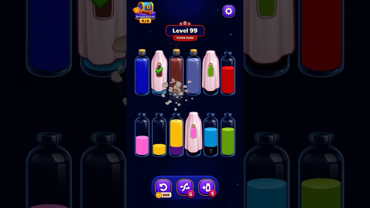 Magic Sort Level 99 | Puzzle Sorting Challenge #Shorts