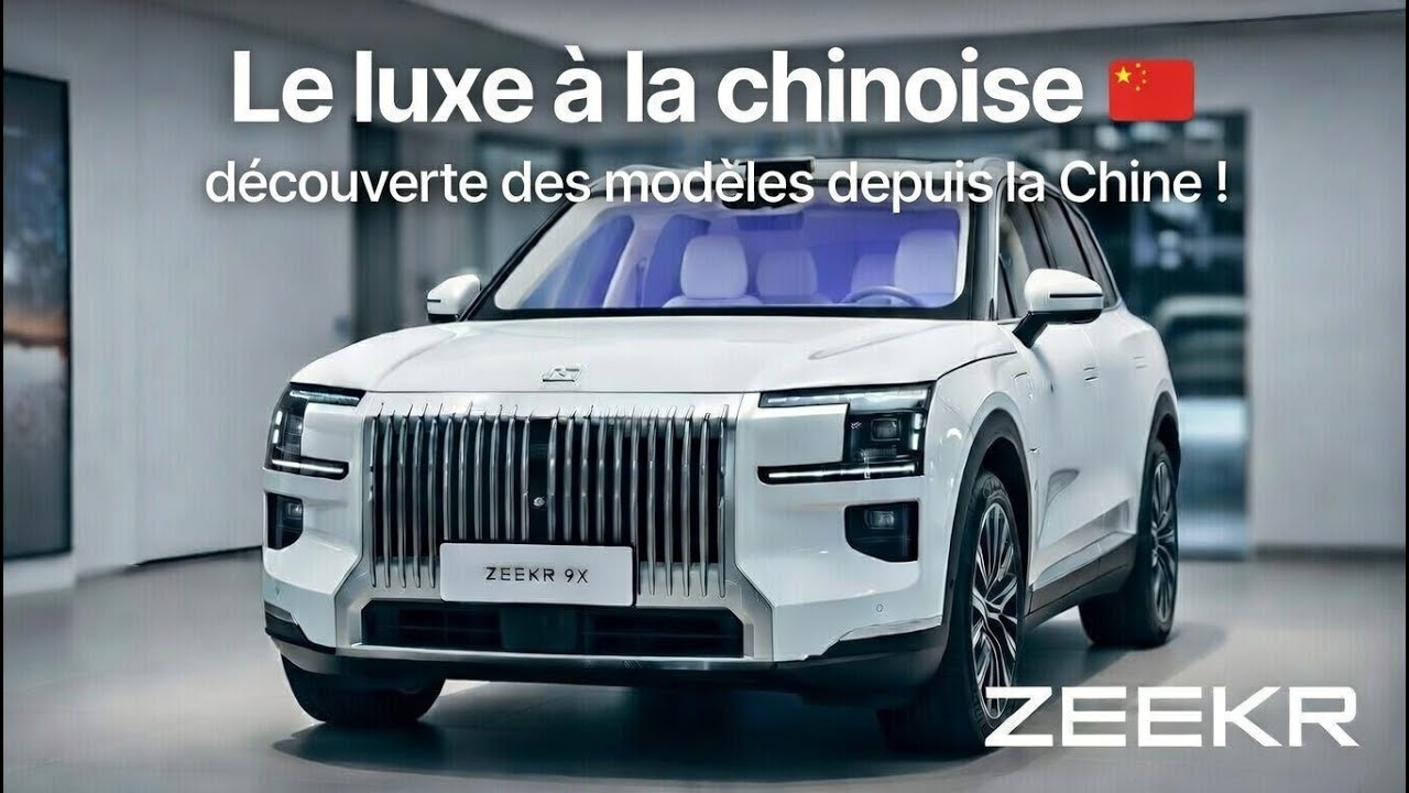 Zeekr : Le luxe à la chinoise 🇨🇳💸 - Découverte des modèles depuis la Chine !