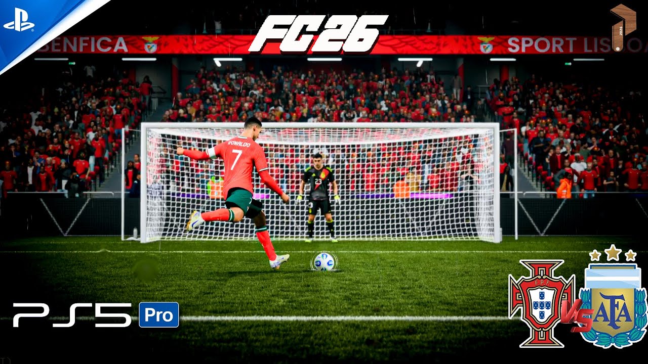 EA Sports FC 26 PS5 Pro Gameplay | Portugal vs Argentina #fc26 #ronaldo #messi #football #ps5 #viral