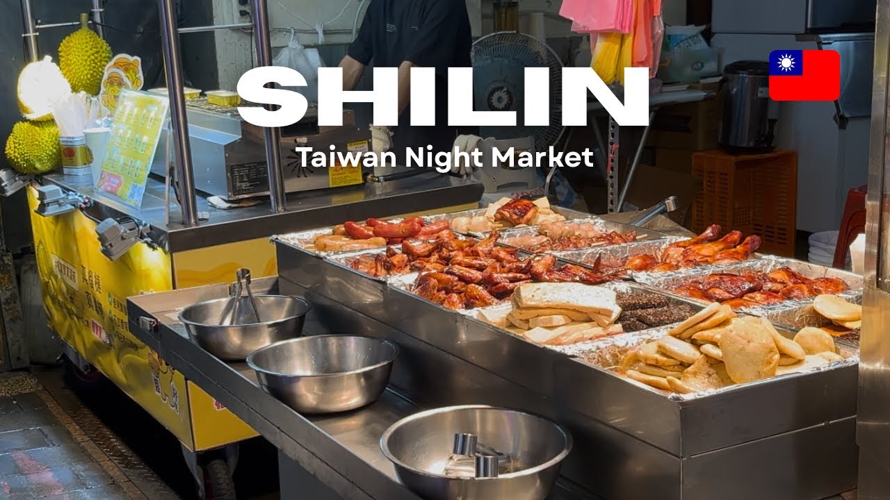 BEST STREET FOOD IN SHILIN NIGHT MARKET士林夜市 🇹🇼 | Taipei Taiwan ASMR Street Food & Satisfying Sounds