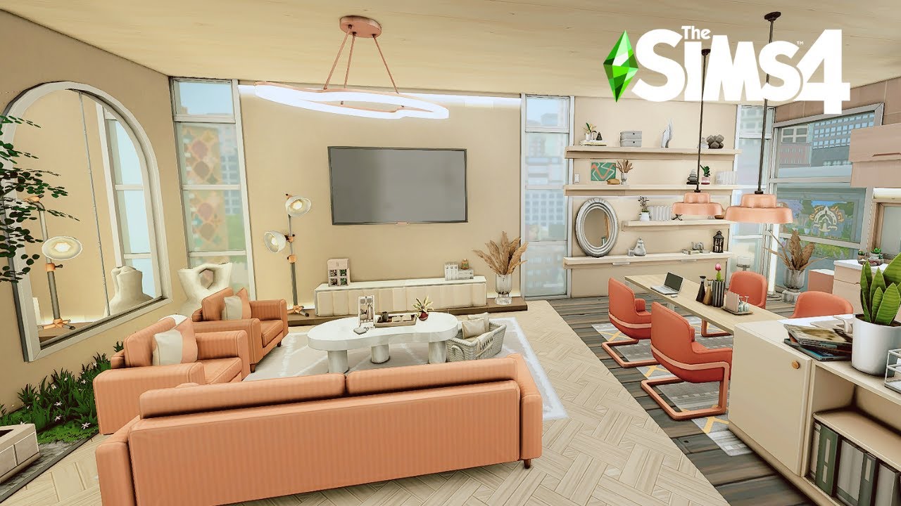 Modern Apartment🤍| 121 Hakim House | Stop Motion Build | The Sims 4 | No CC