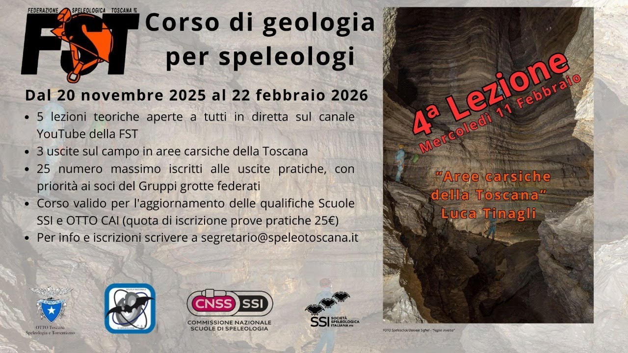 Corso di geologia per speleologi 4ª lezione