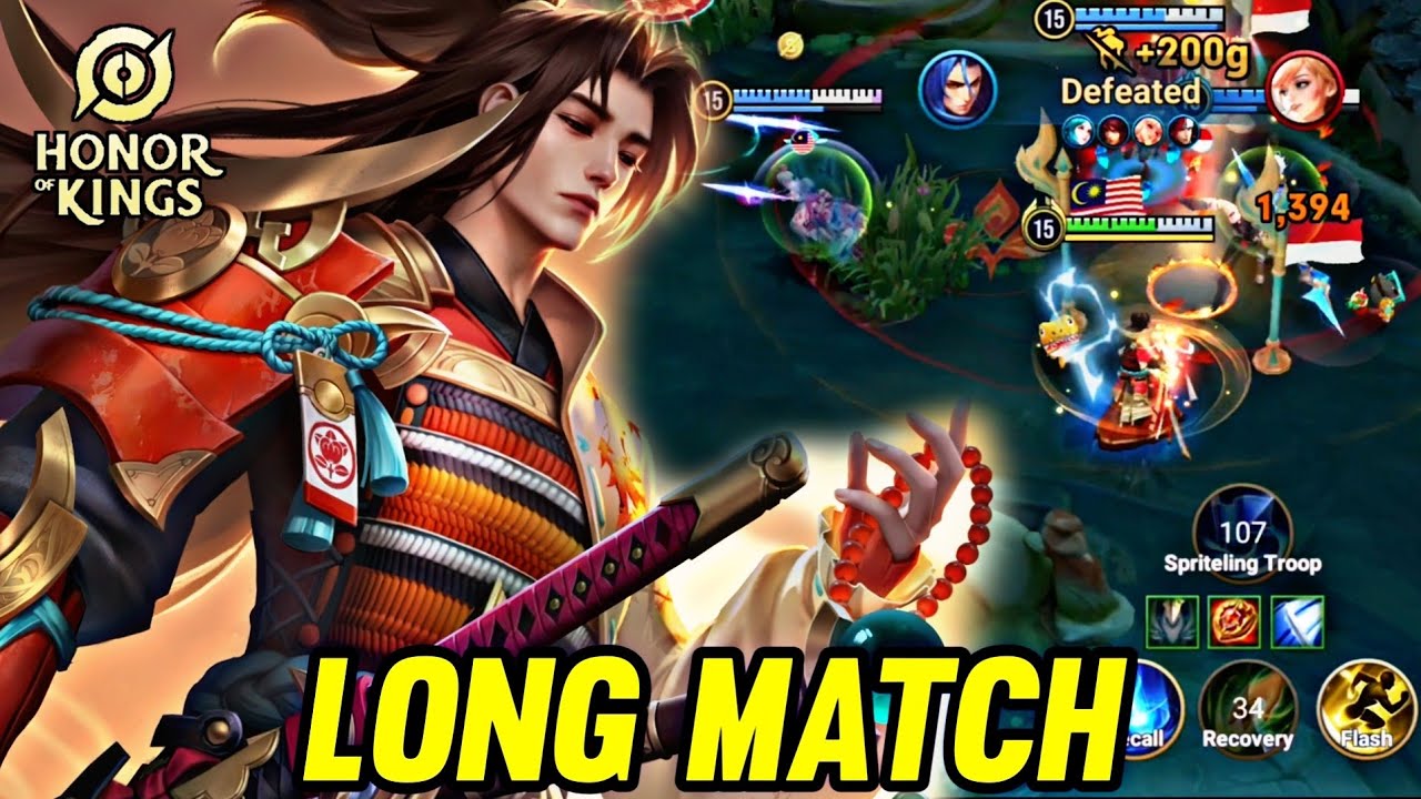 HOK : UKYO GAMEPLAY | LONG MATCH - HONOR OF KINGS